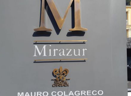 Structural renovation of the Mirazur restaurant...